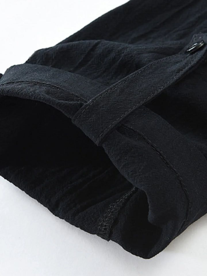Men's Plus Size Button Down Half Sleeve Shirt