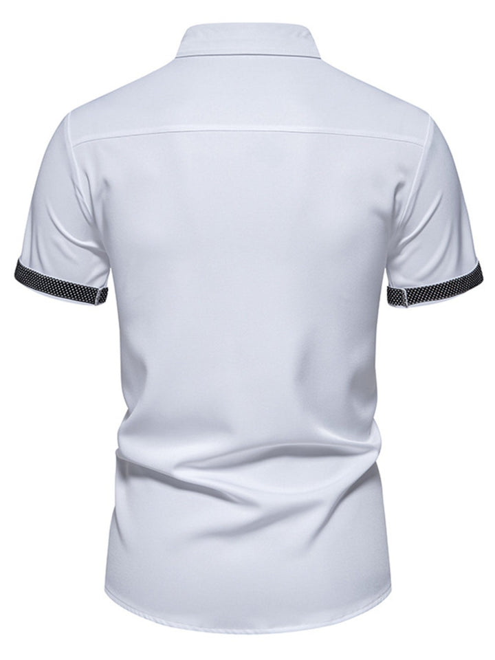 Men's Slim Fit Short Sleeve Shirt