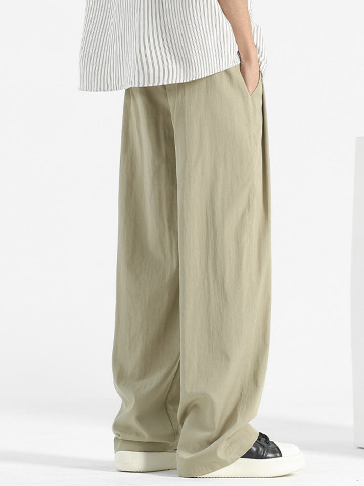 Men's Plus Size Loose Fit Drawstring Casual Pants