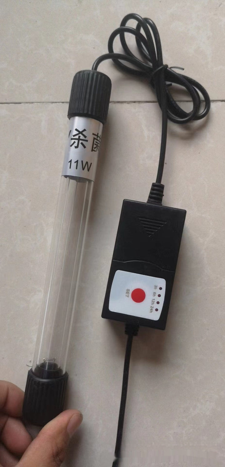UV Ultraviolet Pond Water Purifier Algae Remover Submersible Sterilization Lamp