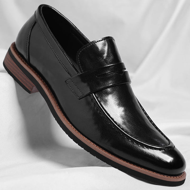 Oxford Leather Men's Pointed-toe Dress Cross-border Business Shoes