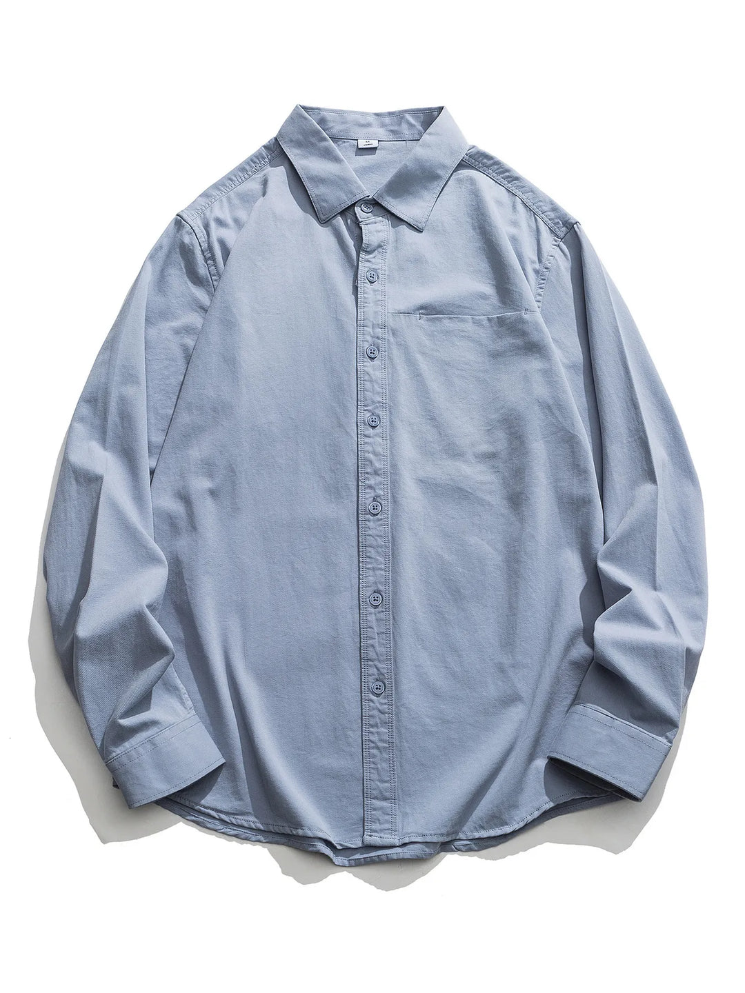 Men's Plus Size Casual Long Sleeve Shirt