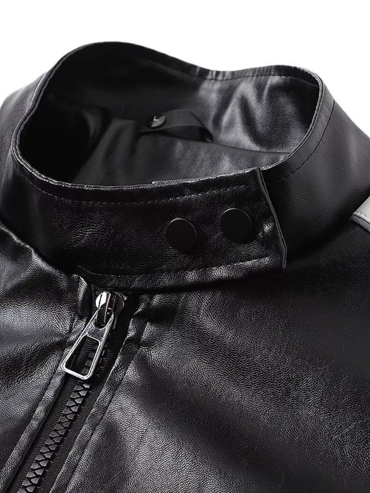 Men's Plus Size Zip Up Long Sleeve Jacket