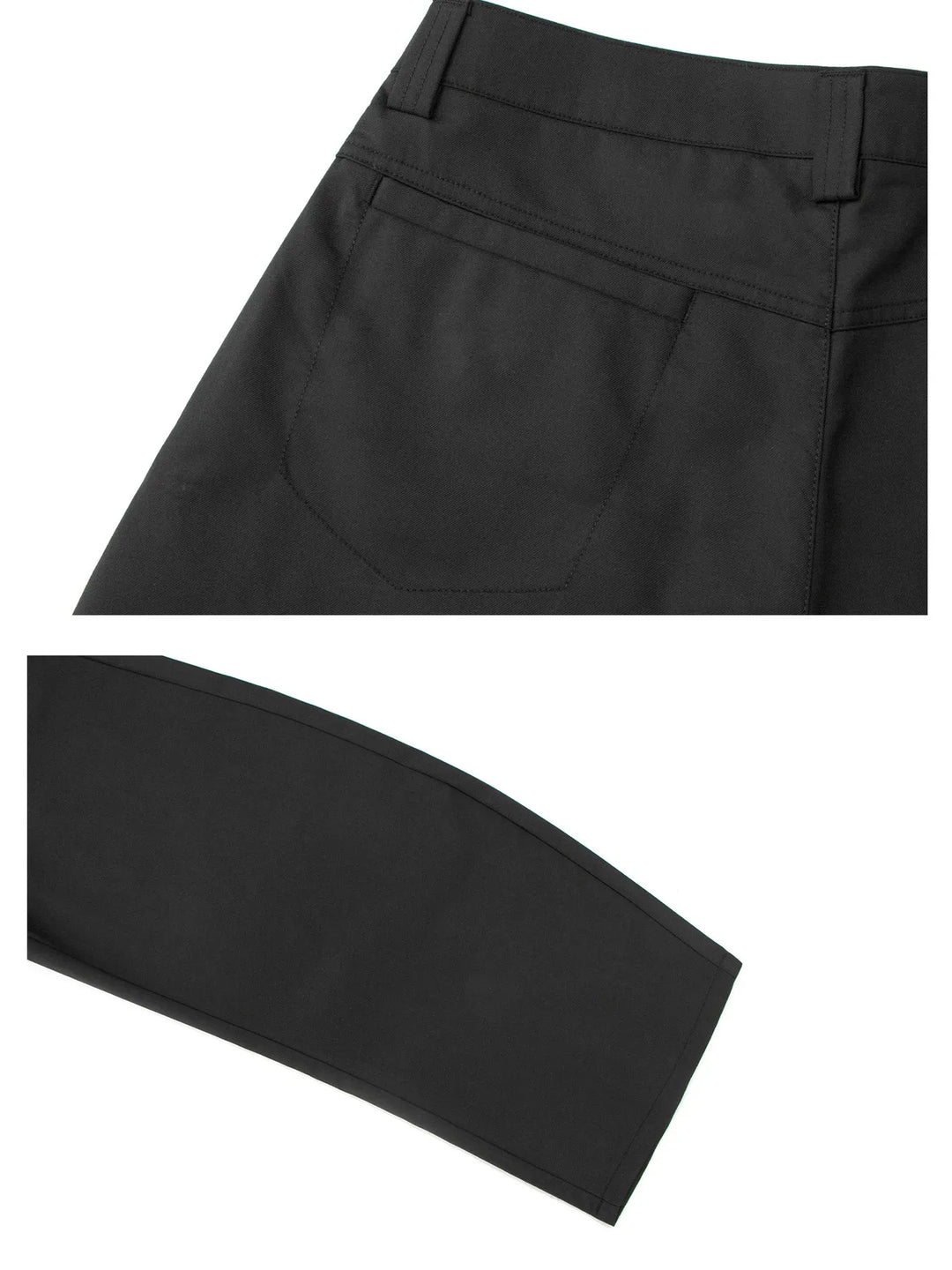 Men's Wide Leg High Waisted Pants