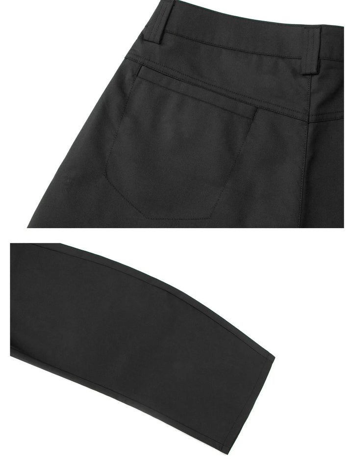 Men's Wide Leg High Waisted Pants