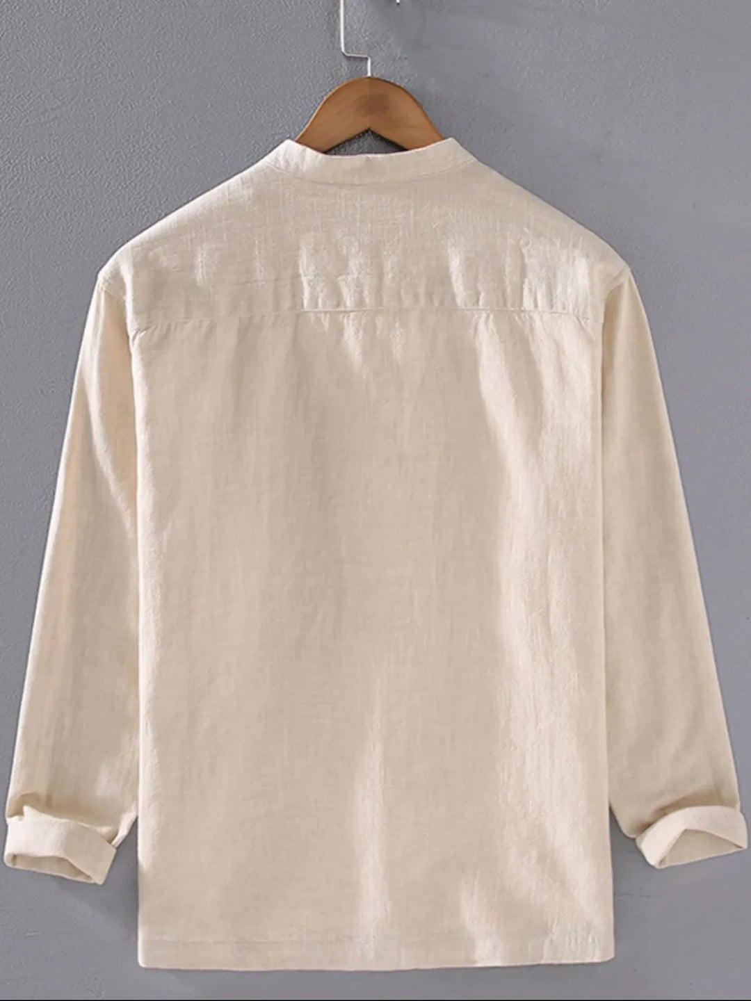Men's Plus Size Button Up Long Sleeve Shirt