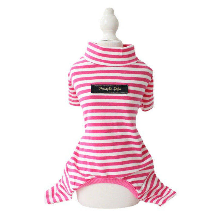 Cotton Eight-color Striped Pet Leggings
