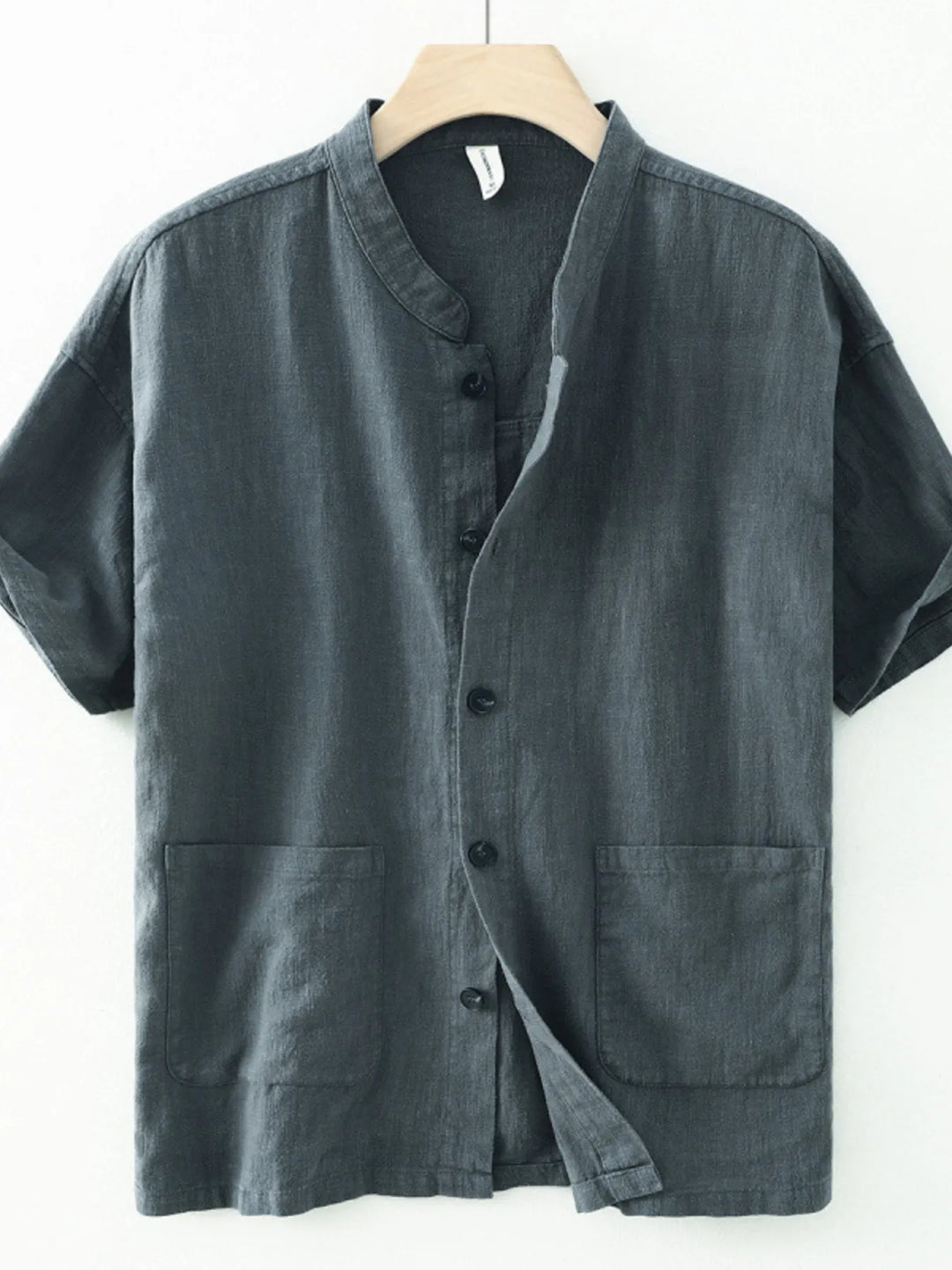 Men's Plus Size Button Up Short Sleeve Shirt