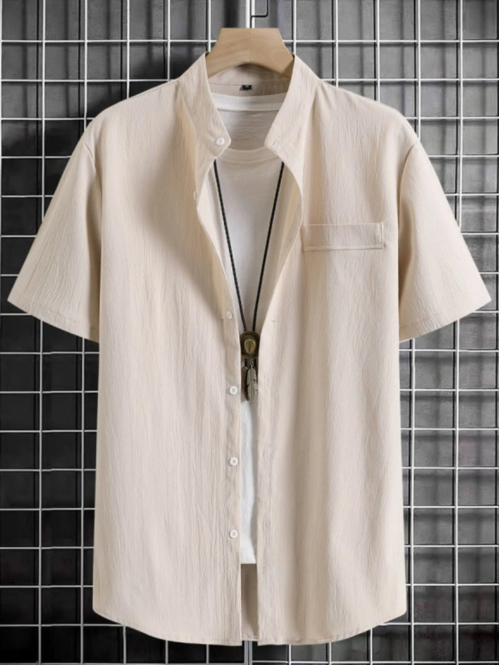 Men's Button Up Short Sleeve Shirt