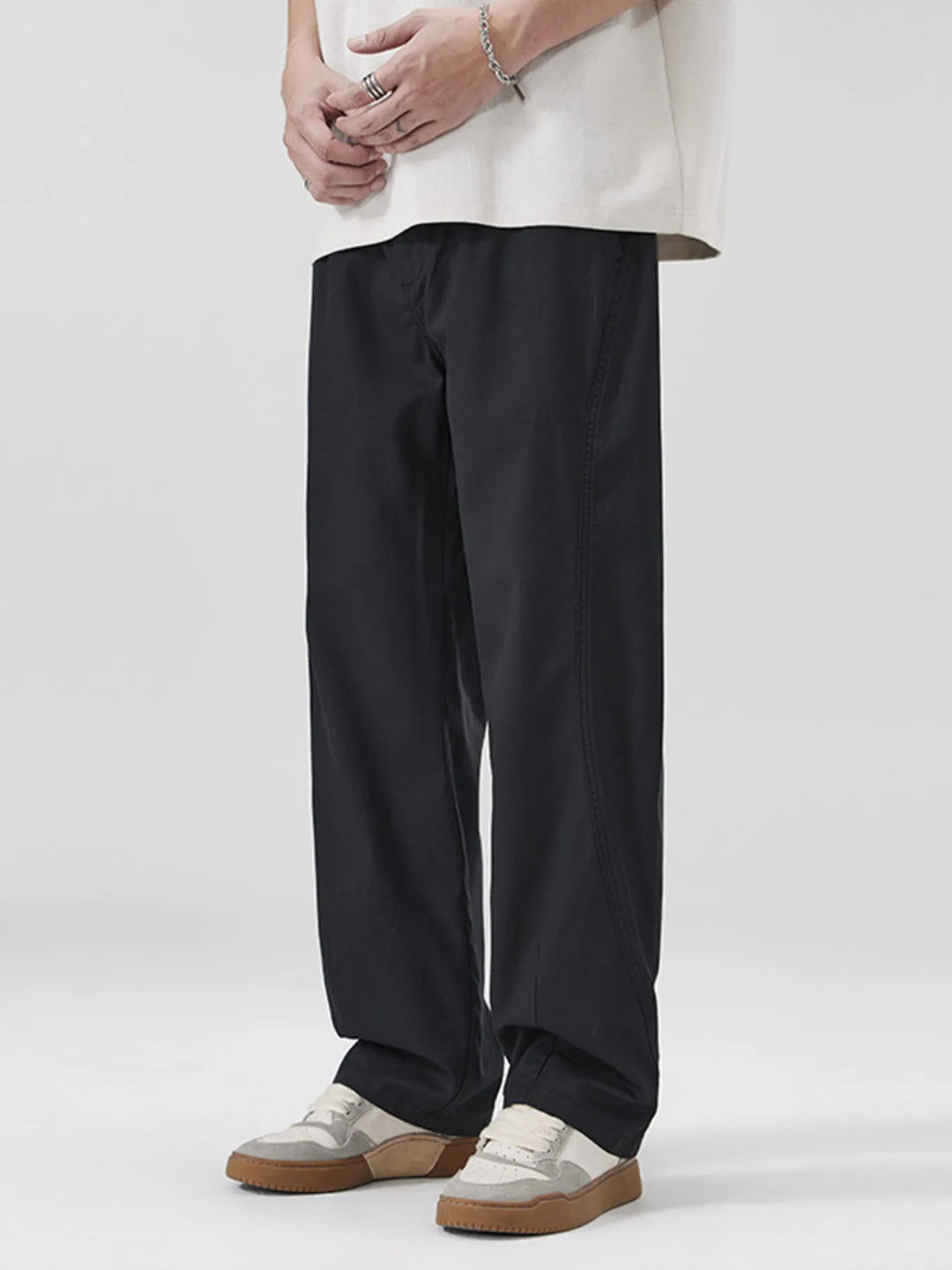 Men's Full Size Loose Fit Casual Pants Plus Size