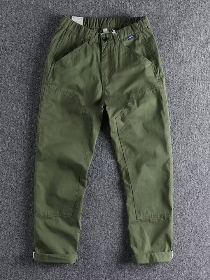 Men's Plus Size Casual Elastic Waist Cargo Pants