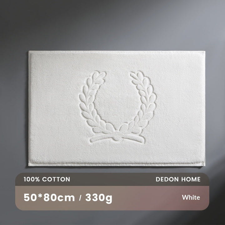 Water-absorbent Pure Cotton Non-slip Bathroom Floor Mat