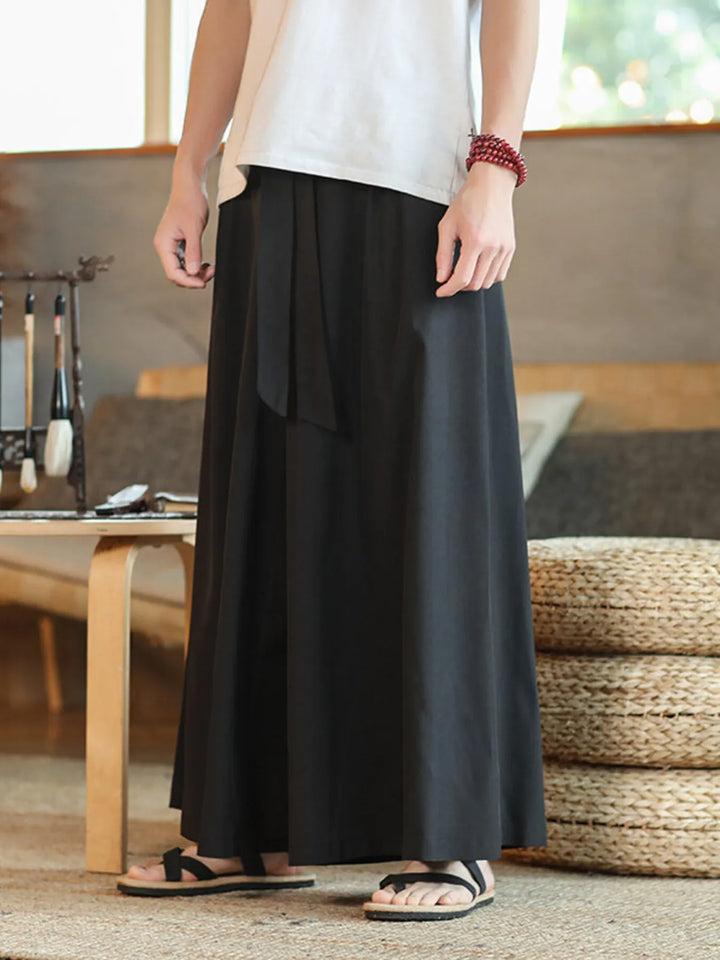Men's Plus Size Wide Leg Pants