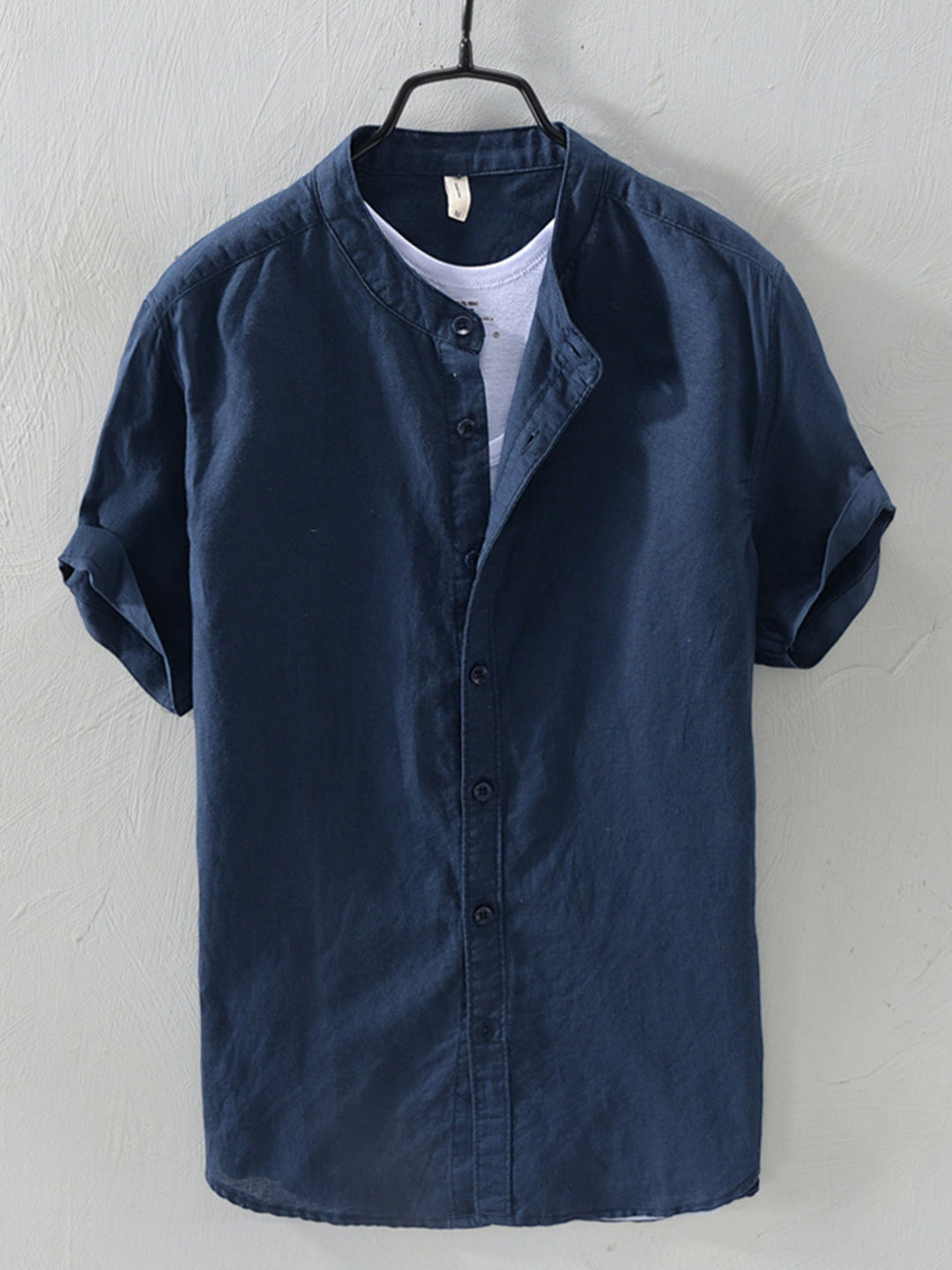 Men's Full Size Button Up Short Sleeve Shirt Plus Size