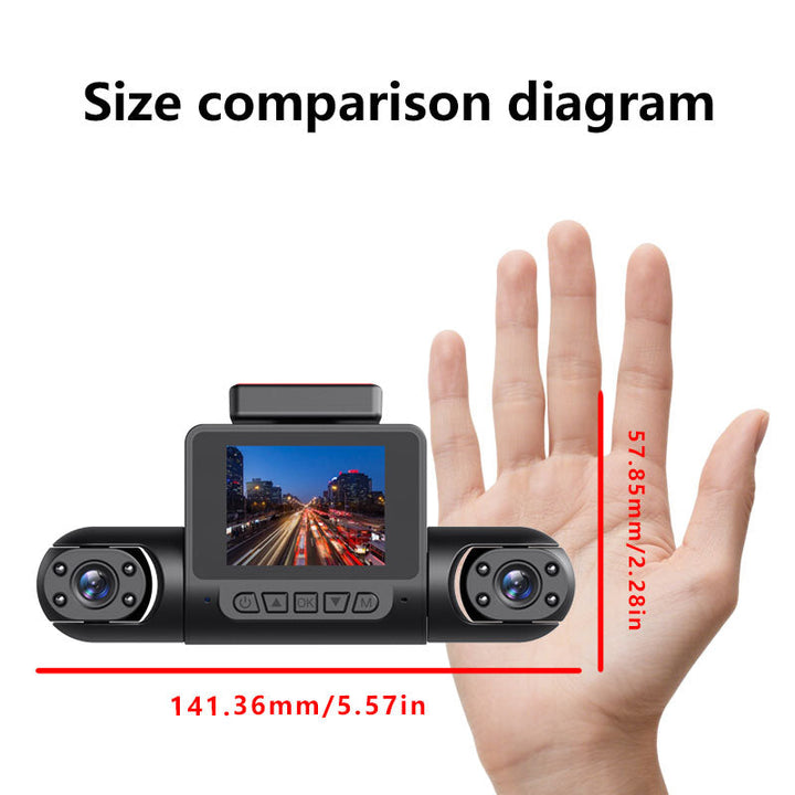 1080P High-definition Driving Recorder With Four Lenses, High-definition Night Vision, Front, Back, Left, Right Recording