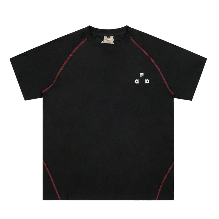 Men's Contrast Stitching Short Sleeve T-Shirt