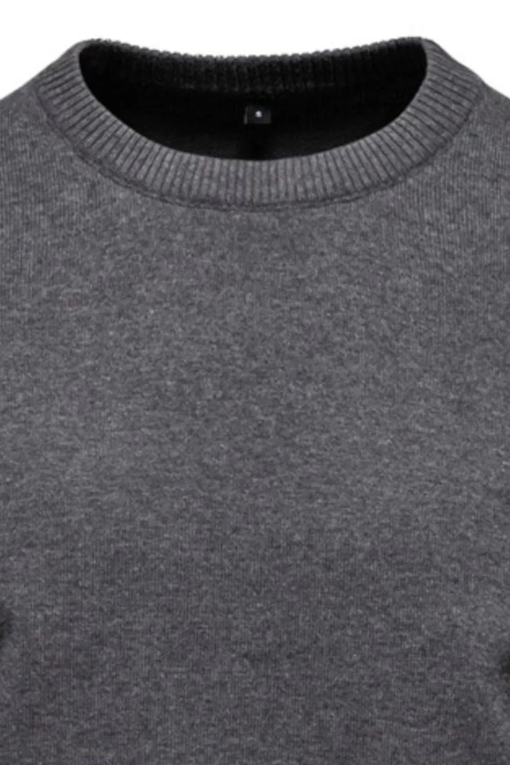 Men's Round Neck Long Sleeve Sweater