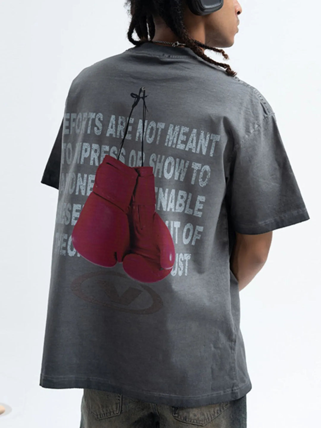 Men's Graphic Round Neck Short Sleeve T-Shirt