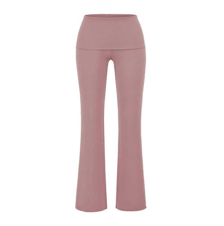 Low-rise Flared Jeans With A Turned-up Hem For A Slimming Look, Womens