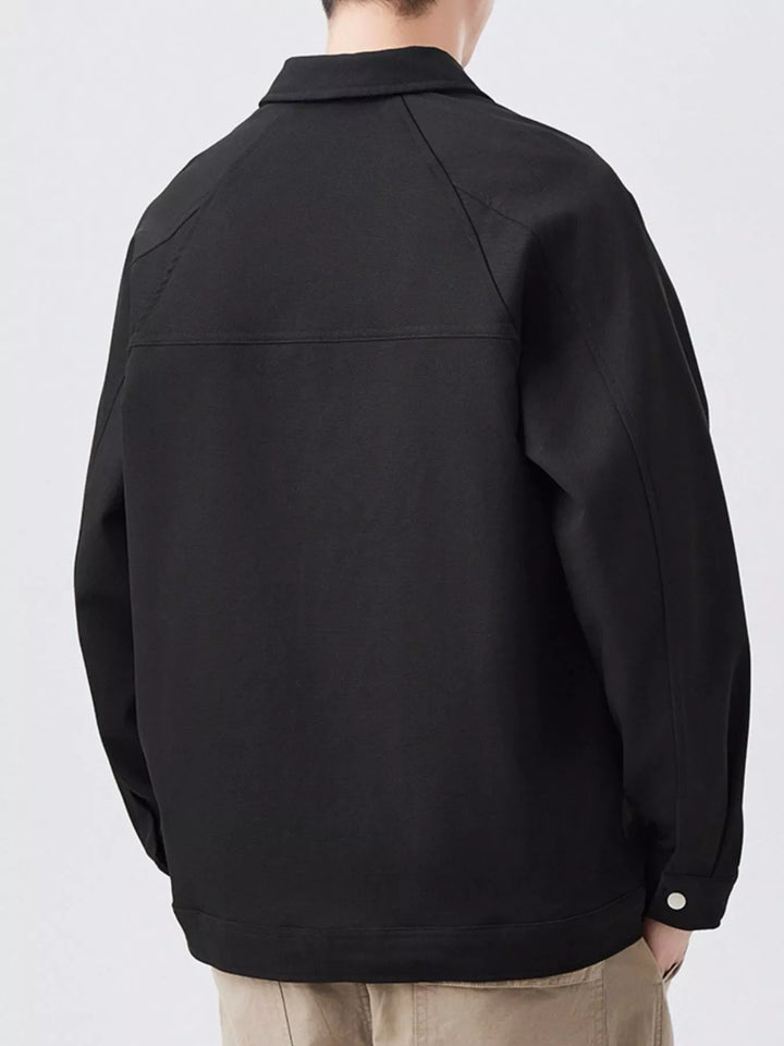 Men's Plus Size Button Up Long Sleeve Shirt
