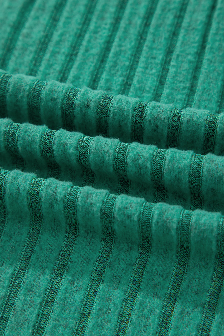Sea Green Slim Ribbed Mineral Wash Tank Top