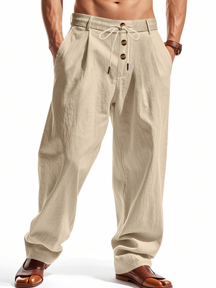 Men's Full Size Drawstring Loose Fit Pants Plus Size