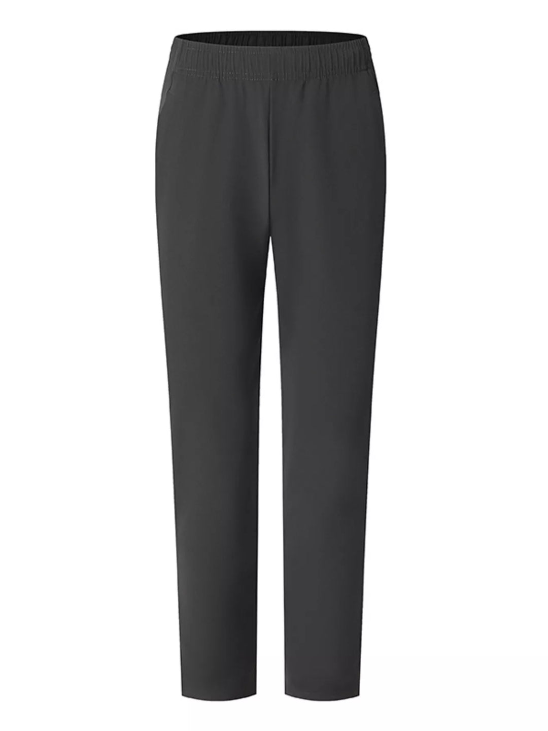 Men's Plus Size Casual Elastic Waist Straight-Leg Pants