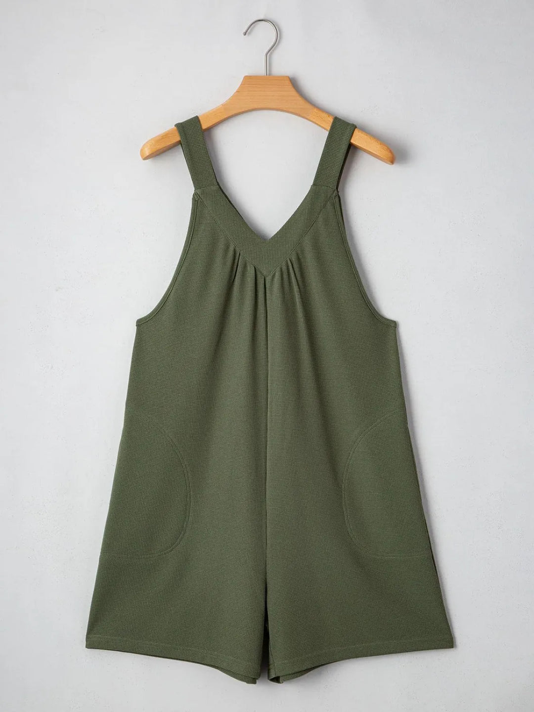 V-Neck Wide Strap Romper