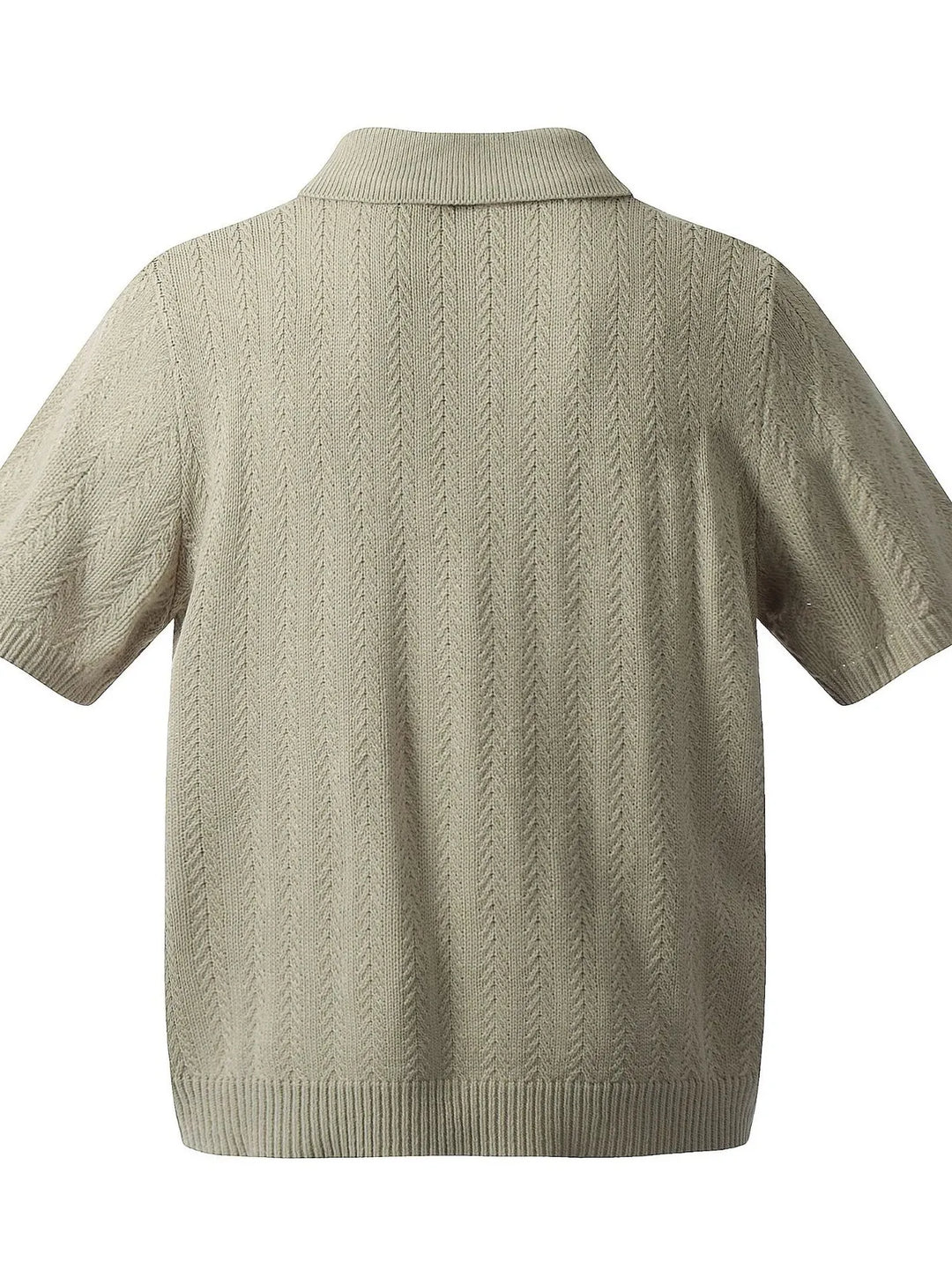 Men's Button Detail Short Sleeve Polo