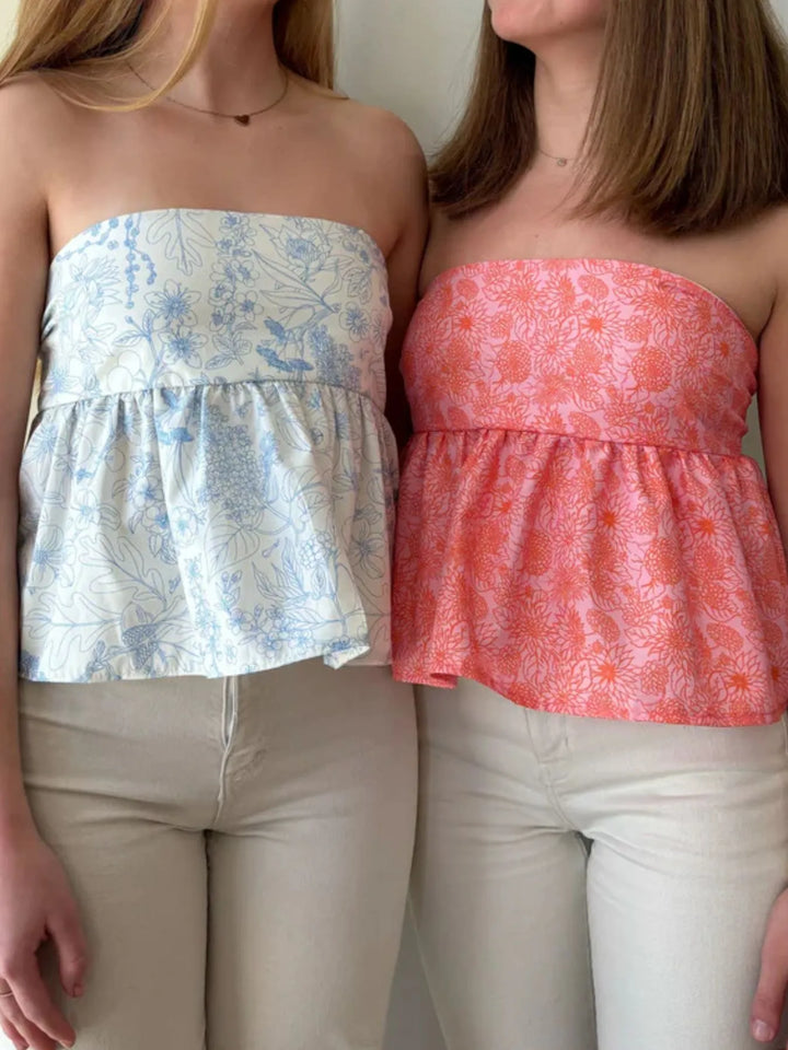 Tie Back Tube Top