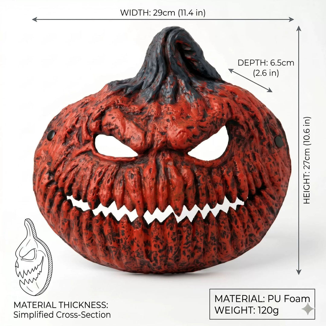 Halloween Pumpkin Mask Decoration