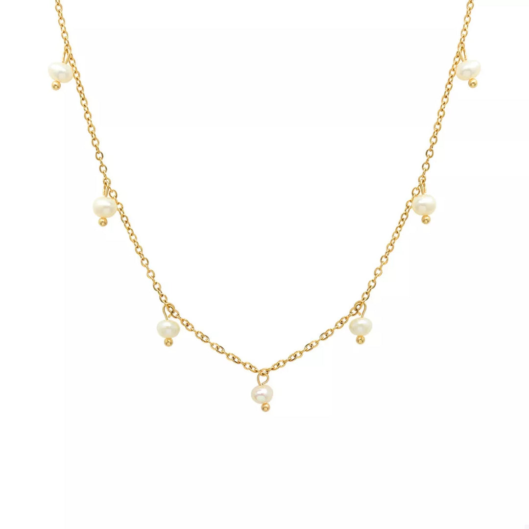 Freshwater Pearl 18K Gold-Plated Necklace