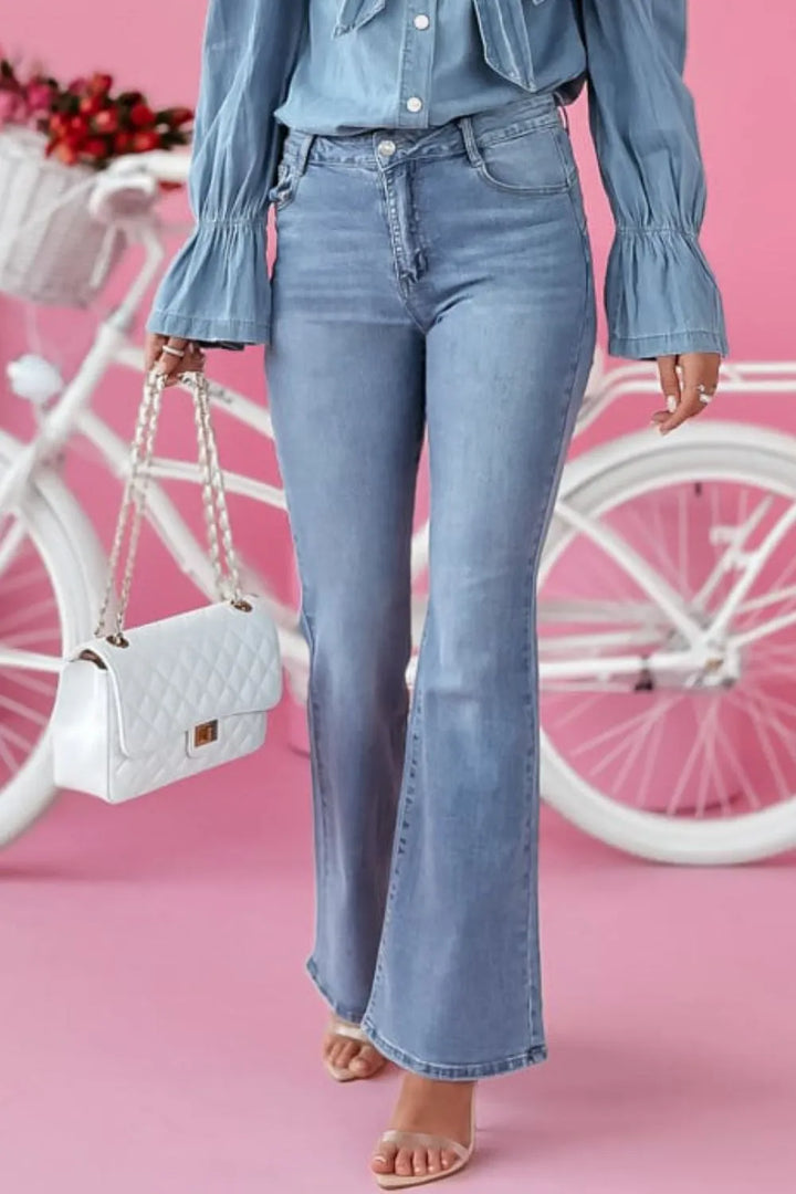 Bootcut Jeans with Pockets