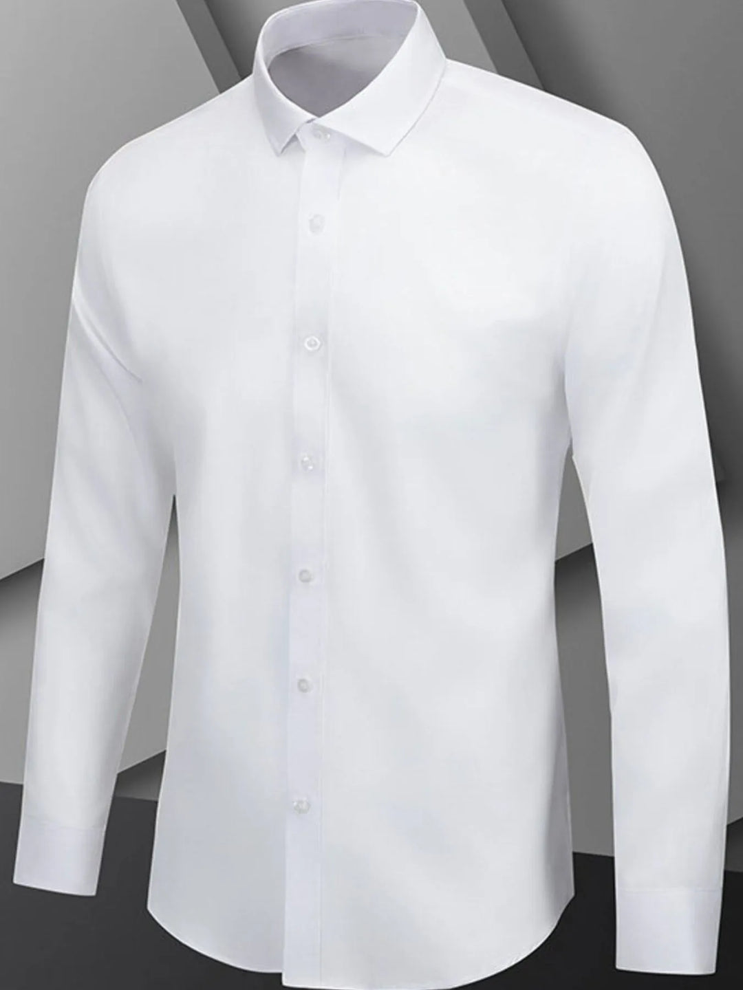 Men's Full Size Button Up Long Sleeve Shirt Plus Size
