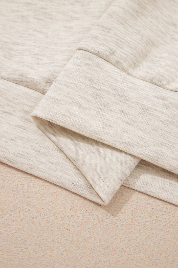 Light Grey Polo Tee Casual Pant Set