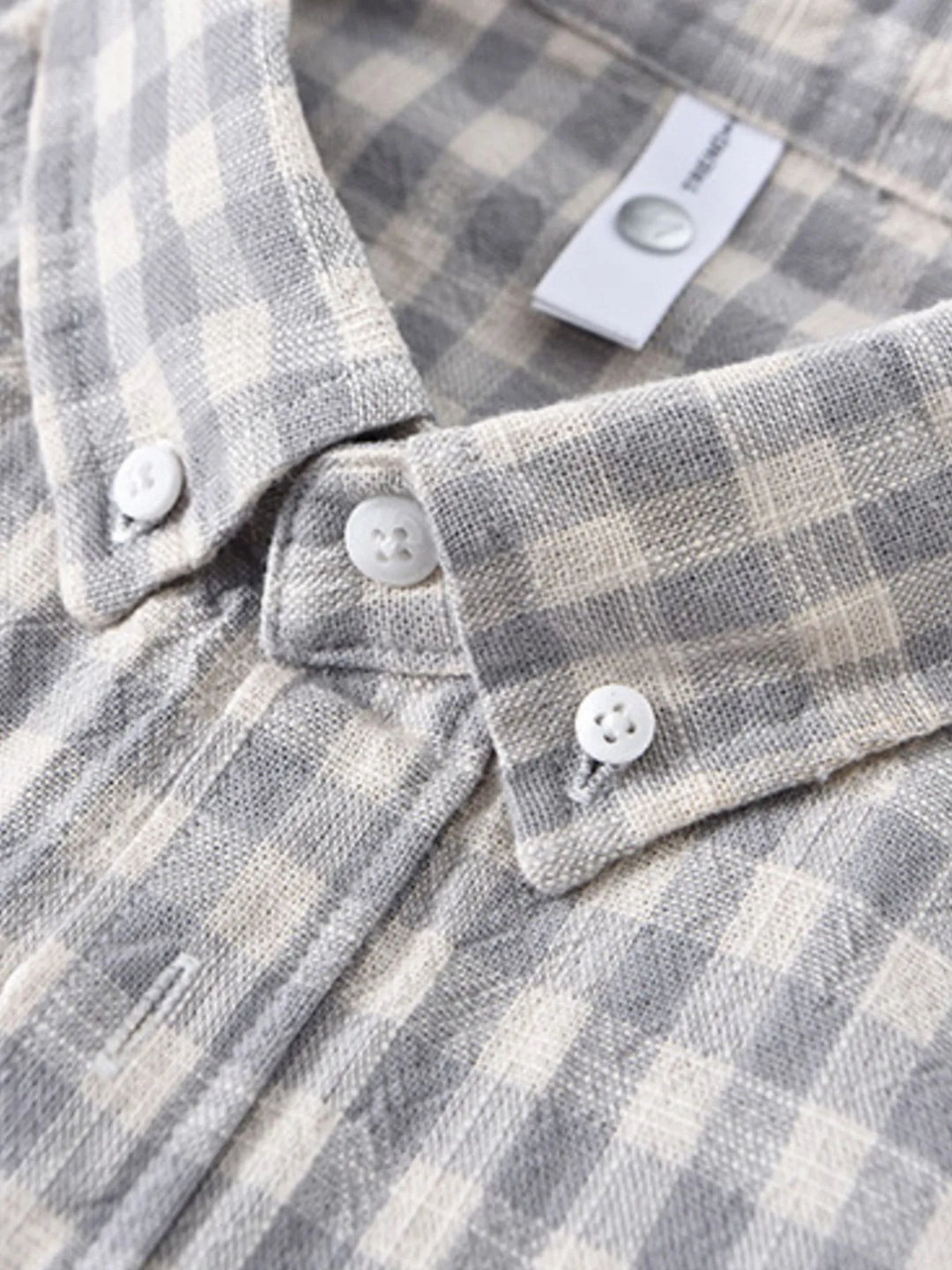 Men's Plus Size Plaid Button Up Long Sleeve Shirt