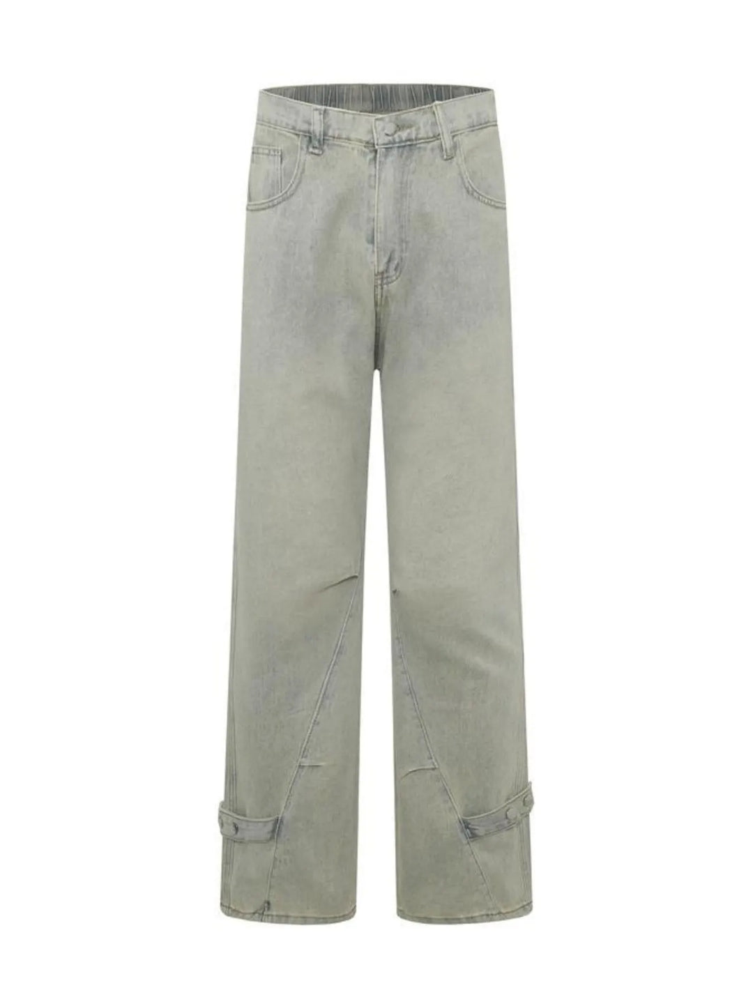 Men's High Waist Wide Leg Jeans