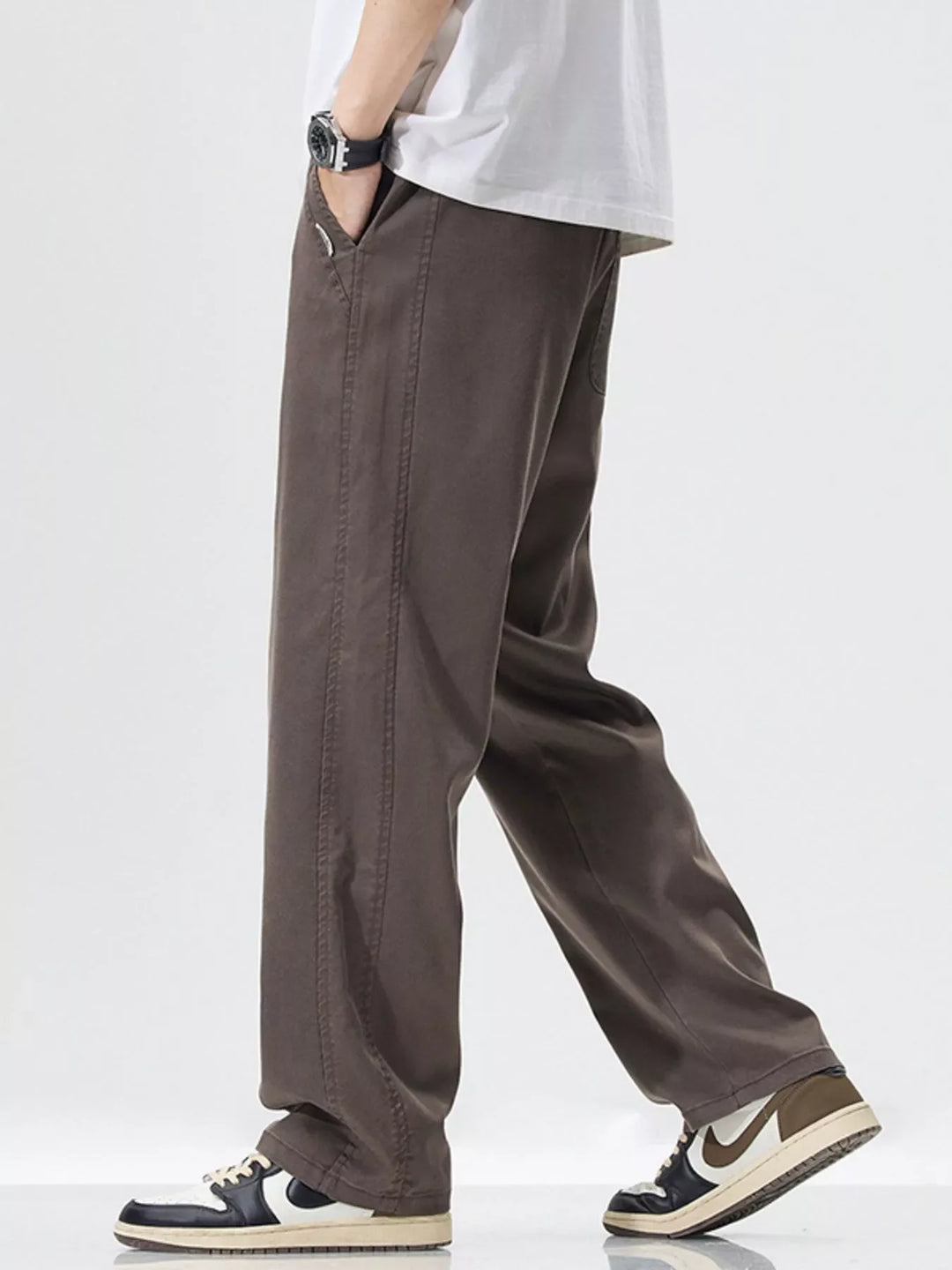 Men's Full Size Wide Leg Cargo Utility Pants Plus Size