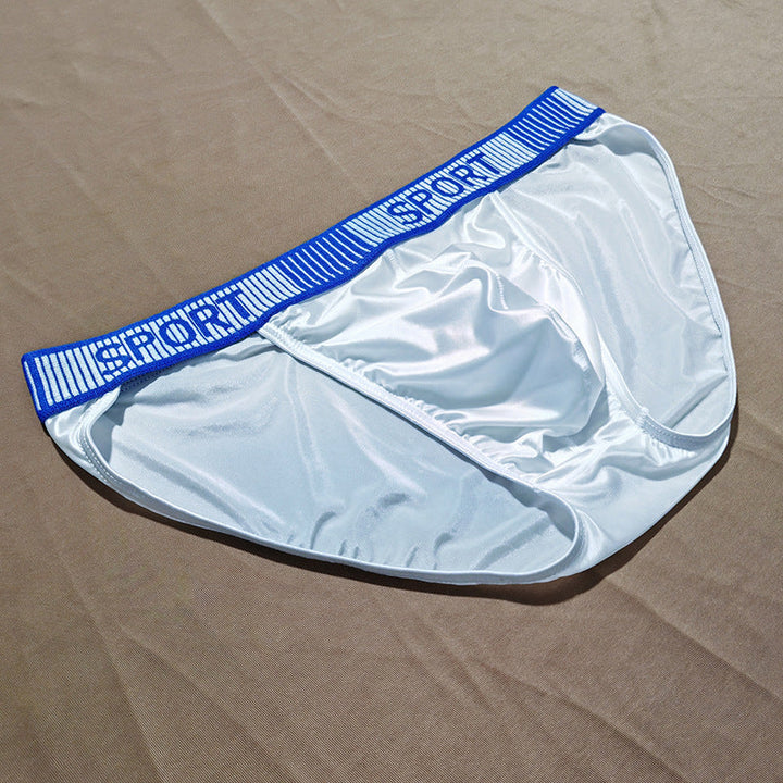 Ice Silk Men's Underwear High Slit Triangle Close-fitting Shorts
