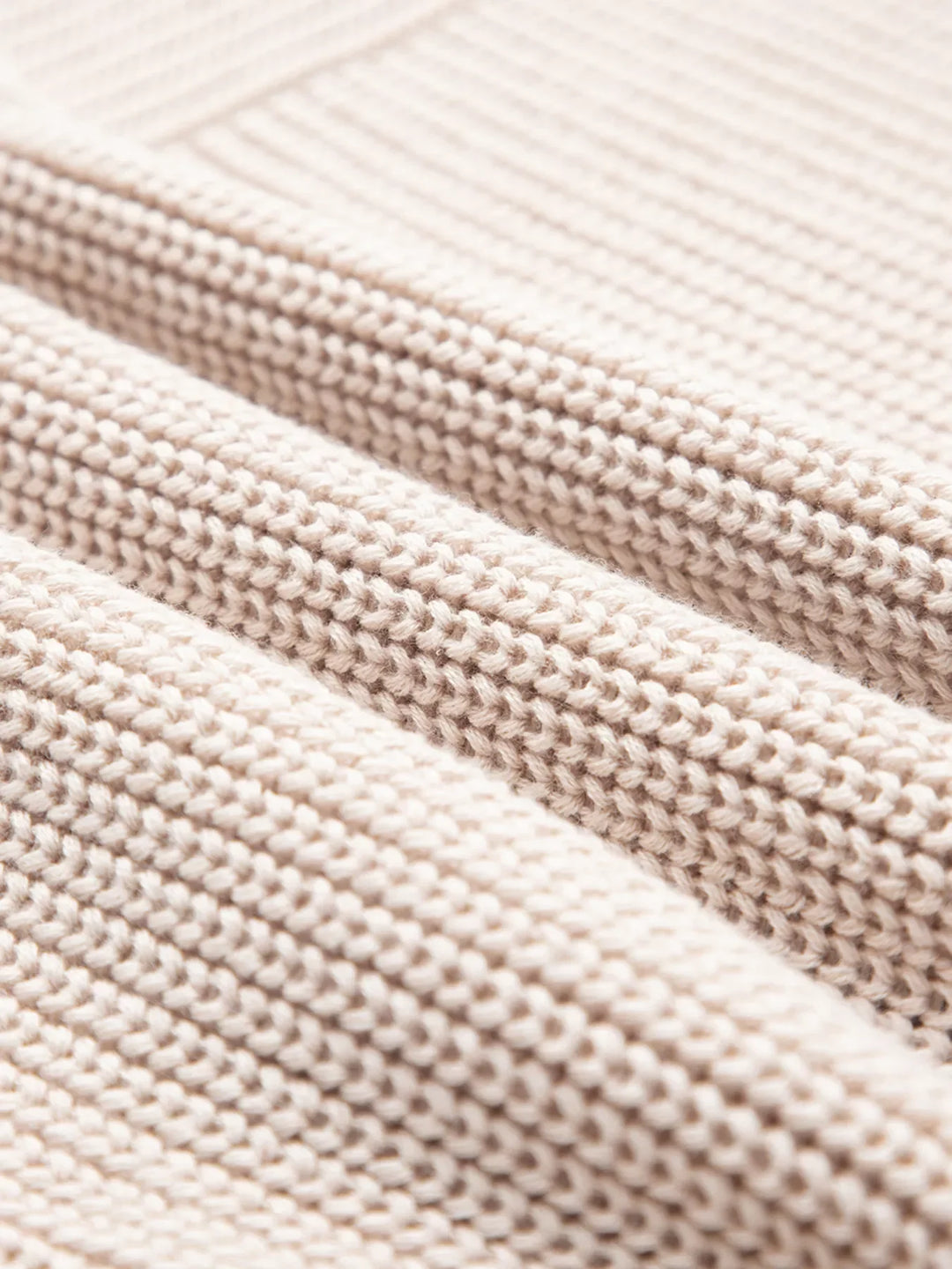 Texture Knitted Dropped Shoulder Sweater