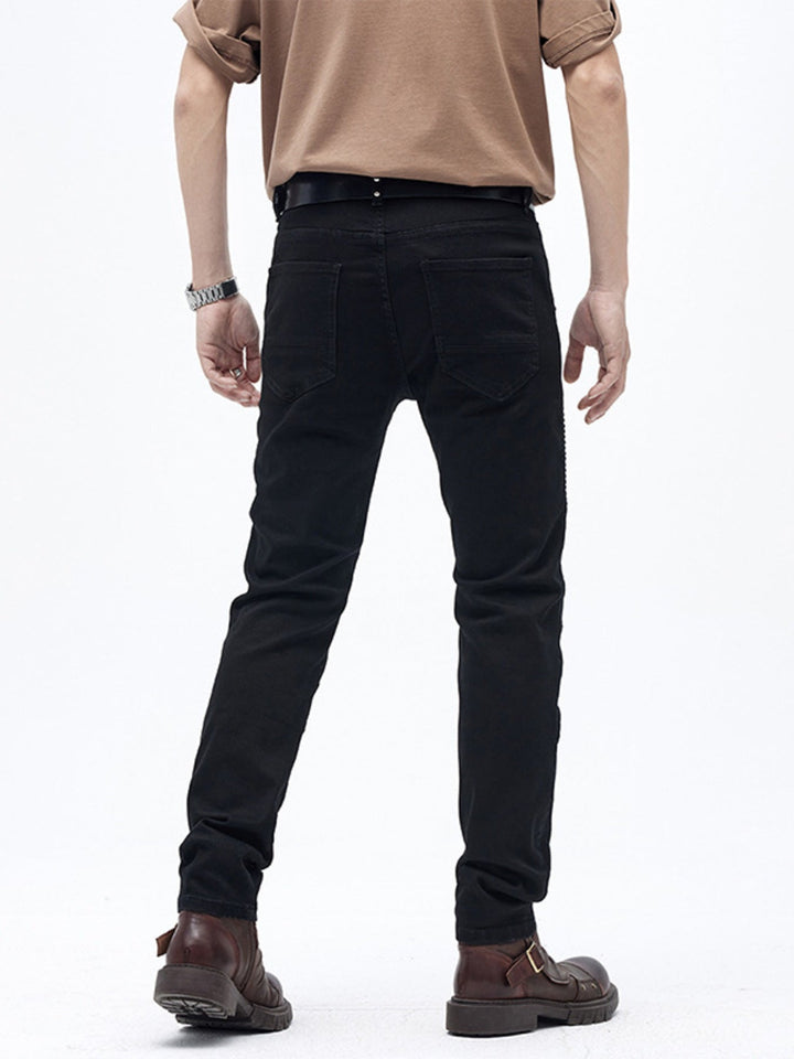 Men's Slim Fit Moto Jeans