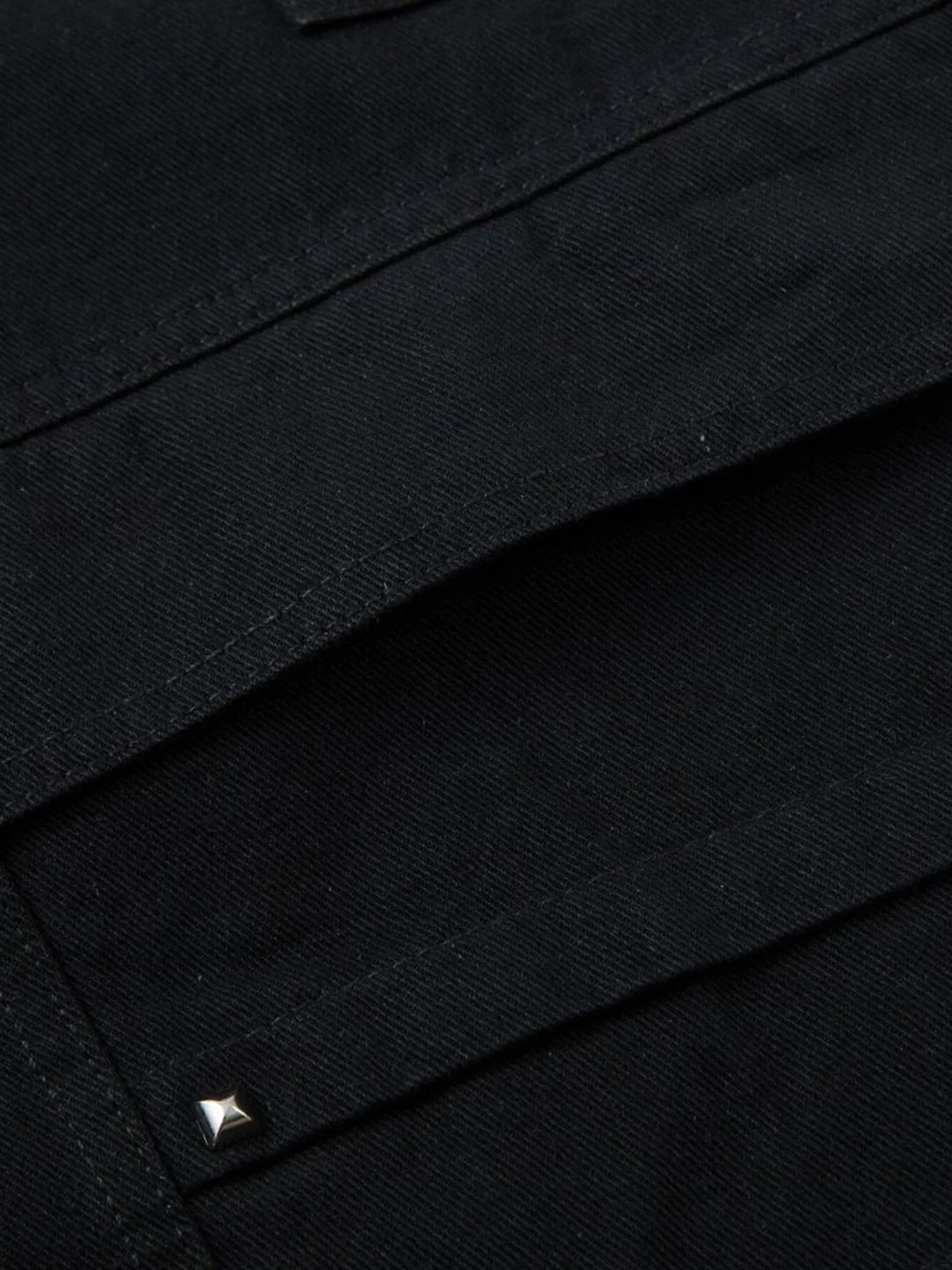 Men's Wide Leg Cargo Jeans