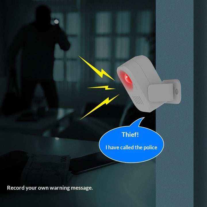 Voice-announcing Alarm-enabled Doorbell
