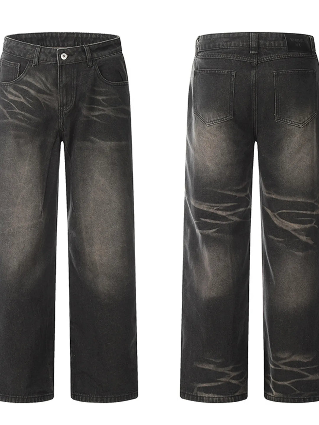 Men's Vintage Wash Loose Fit Jeans