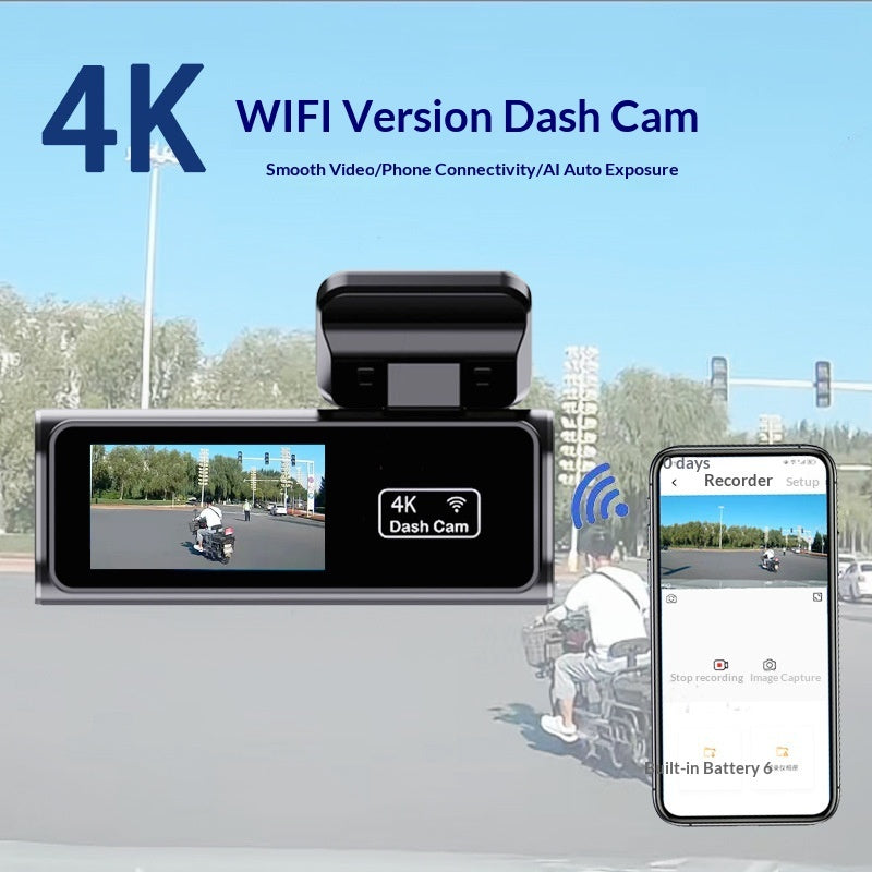 New WIFI-enabled CAR DVR With A 197-inch Display For Mobile Phone Connectivity