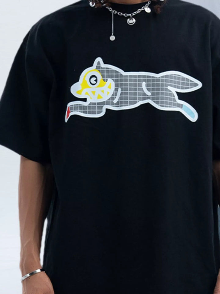 Men's Graphic Round Neck Relaxed Fit T-Shirt
