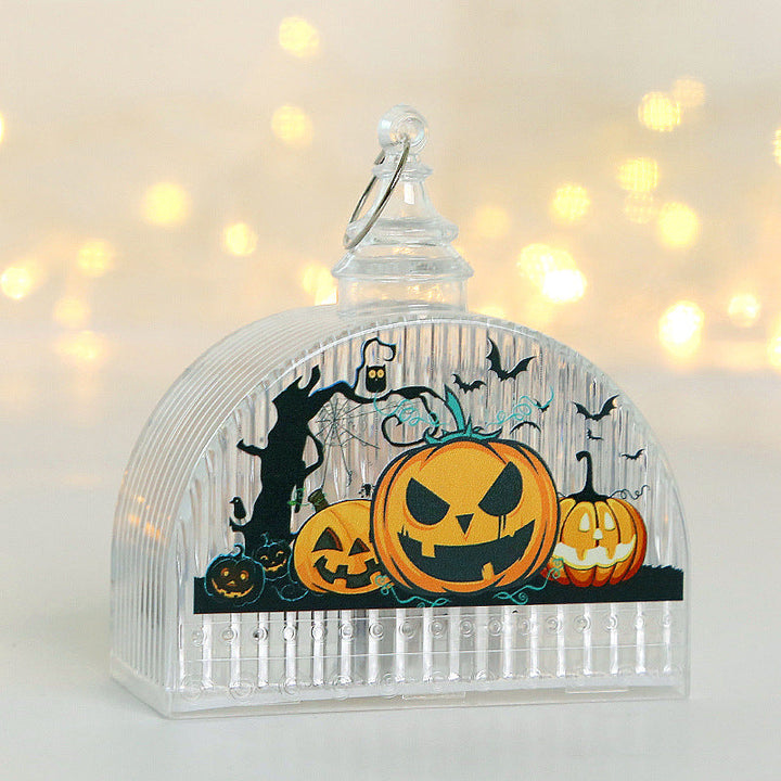 Halloween Pumpkin Light Children's Portable Halloween Halloween Decoration Ornaments Luminous Props Party Ornaments