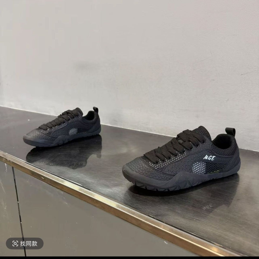 Designer Style 2026 Summer & Autumn Big Eye Mesh Workwear Outdoor Breathable Cortez Shoes, Korean Runway Fashion Sneakers For Men