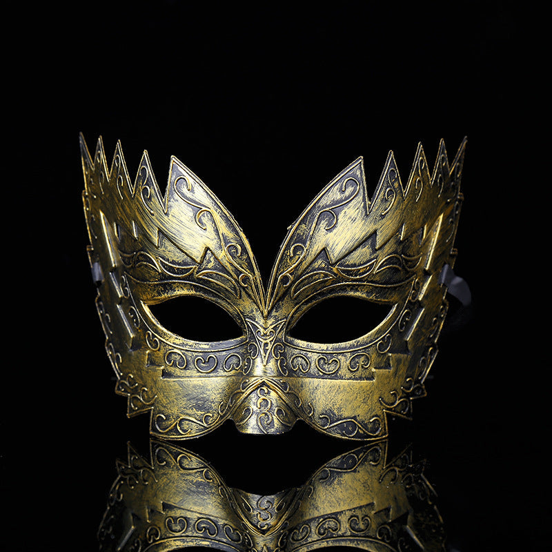 Creative Fashion Antique Plastic Mask Halloween Party Mask