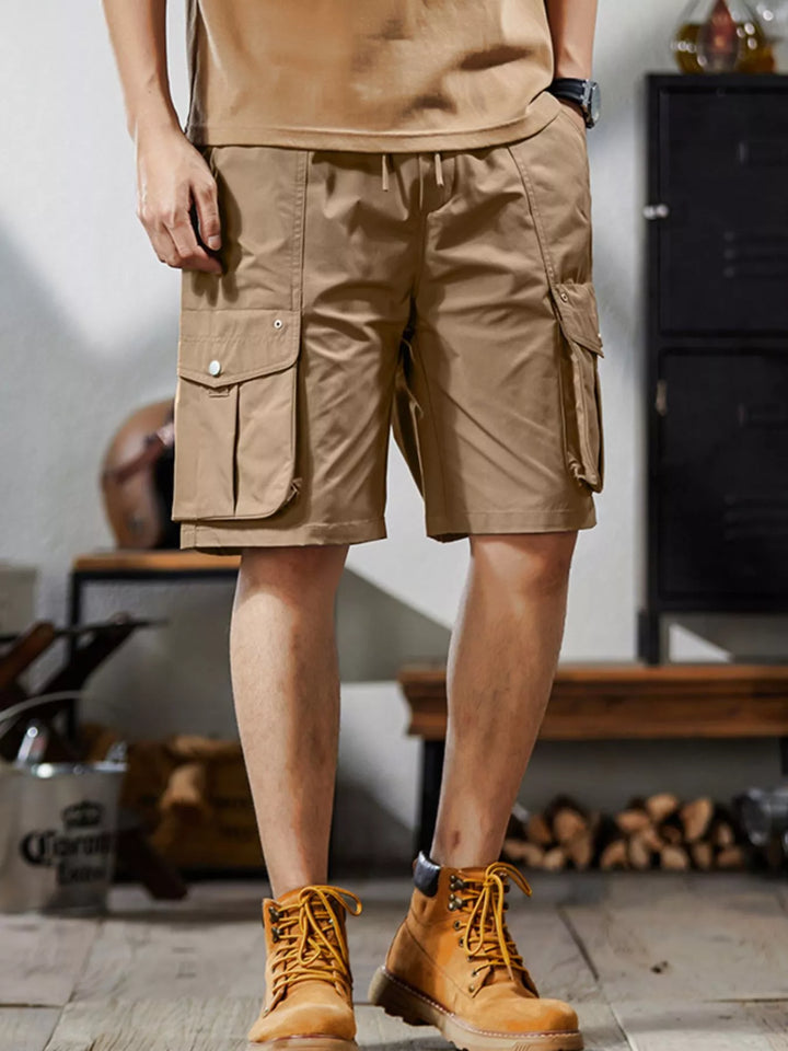 Men's Plus Size Loose Fit Cargo Shorts